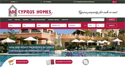 Desktop Screenshot of abcpropertiescyprus.com